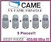 Produktbild 5 X CAME TOP432EE Handsender (2-Kanal, 433.92 MHz). 5 X 2-channel Came Top 432 EE remote controls (fixed code, frequency 433,92 MHz). 5 Stücke!!!