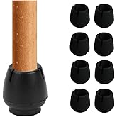 Tarix chair shoes, Table, armchair, stool foot cover 8 Black (Small)