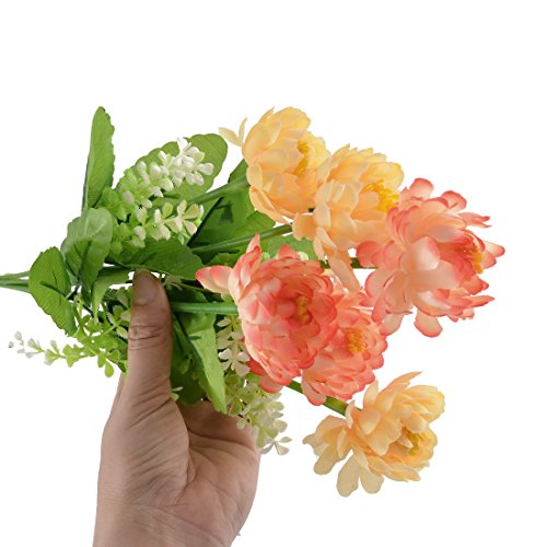 36cm Länge Hochzeit Party Dekor Künstliche 6 Köpfe Blumen Kunstpflanzen - 3