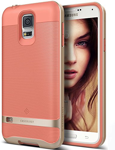 Caseology Funda Galaxy S5 Serie Wavelength Duradero Antideslizante Gota de Protecci n Rosa del Coral para Samsung Galaxy S5 2014 - Rosa del Coral Caseology Funda Galaxy S5 Serie Wavelength Duradero Antideslizante Gota de Protecci n Rosa del Coral para Samsung Galaxy S5 2014 - Rosa del Coral