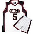 Tuboshu 3D Kuroko No Basket Basuke Cosplay Uniform SEIRIN Basketball Jersey Number 10 11 Kagami Taiga Sportswear Tees Shorts Costume Set