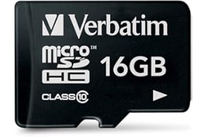 Verbatim Micro SDHC 16GB - Tarjeta Micro SD de 16 GB (Clase: 10), Negro