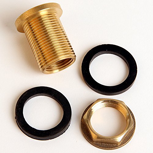 Regentonnenverschraubung Faßverschraubung mit 1/2″ Aufnahme für Zapfhahn (Faß01) - 2