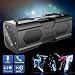 Produktbild GAOWE Neueste IPX7 Wasserdichte Outdoor Power Bank Hallo-Fi Stereo Lautsprecher Drahtlose Bluetooth Lautsprecher Subwoofer Sound Box Mit NFC Funktion Unterstützung FM Radio TF Mp3 Player Handy,Black
