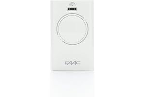 Faac 787007 XT2 433 SLH 2-kanals sändare, fjärrkontroll, Gate Automation, 433 MHz