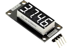 GSHJULAIKJ TM1637 0.36 Inch 7 Segments Digital Display Tube 4-Digit LED Module Board For Arduino Red Green Blue Yellow White-WHITE