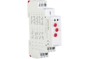 KSTE Multifonctions GRT8-M2 Délai relais avec 10 fonctions rail DIN AC/DC 12V-240V