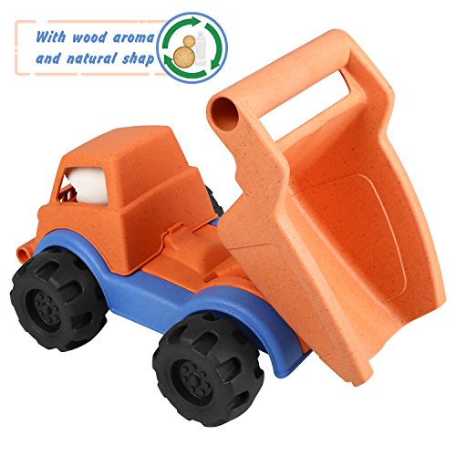 Pull Back Cars Push and Go Car Mini Construction Die Cast Vehicles and Raced Dump Truck Car Pretend Play Toy Model Kit Set (Truck)