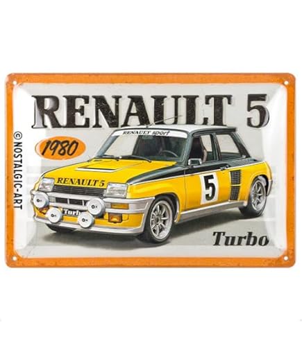 Plaque Renault 5 Alpine - Déco murale/Plaques 20x30 cm