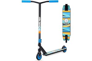 Two Bare Feet Stunt Scooter for Kids & Teens – Lightweight Pro Freestyle Scooter with 360° Spin Alloy Deck, ABEC-9 Bearings & High-Grip Wheels for Tricks & Jumps