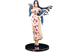 Hilloly Boa·Hancock -Figuren, 1 PCS One Piece Anime Dekorationen Piratenfiguren Nautischer König Geeignet Desktop-Dekoration Cake Topper für Torten, Autos Deko, Tischplatten