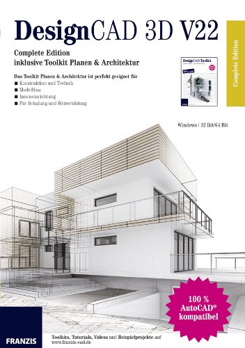 Preisvergleich Produktbild DesignCAD 3D Max V22 Planen / Architektur: Complete Edition inkl. Toolkit