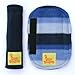 Buggy Snuggle Navy Fleece Strap Covers (Blue Stripe)