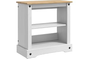 vidaXL Aquariumställ CORONA Vit och brun 60,5 x 30 x 60 cm 150 kg