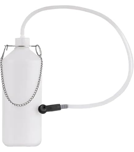 Réservoir De Liquide De Frein BEASAFY 1L - Bouteille Récupération Avec Tuyau 60cm Pour Purge Frein