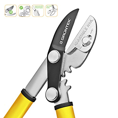 GRÜNTEK Astschere GRIZZLY 470 mm Scharfe und Bequeme Amboss Baumschere mit Gear-Drive Schneidsystem - 6