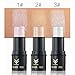 Fashion Base® Face Waterproof Shimmer Highlighter Stick Bronzers Highlighter Powder Creamy Texture Silver Gold Light Face Makeup (03#)
