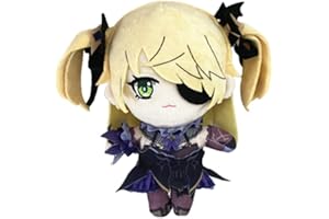 Hanaiette 1 almohada Genshin de felpa Genshin Impact de peluche de disfraces de cosplay no se deforma fácilmente para los fans (Fischl)