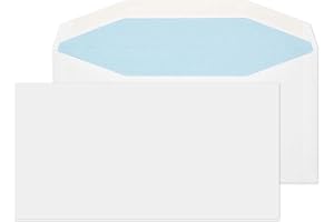 BLAKE Purely Everyday DL+ 121x235mm Mailer Gummed Envelope - White (Pack of 1000)