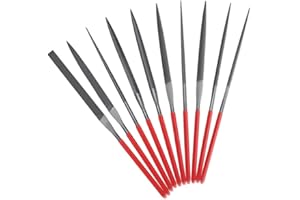 BESITA 10-teiliges Diamant-Nadelfeilen-Set, Mini-Metallfeile, Diamantfeilen-Set, Metallfeilen-Set, Handwerkzeuge, Miniatur- und Modellfeilen, kleine Feile, Schmuckstein-Schnitzwerkzeuge