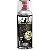 U-POL – RAPTOR Beschichtung 2K-Spraydose inkl. Härter (400ml | Schwarz)