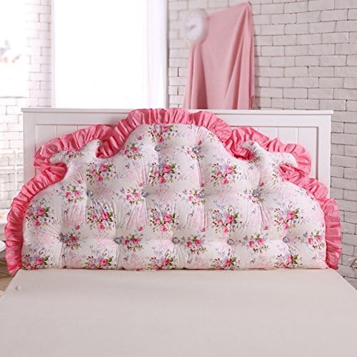 Children's bed big cushion / sofa big cushion / bed double long pillow / bed big backrest / washable fashion cushion ( Color : E , Size : 200*85cm )