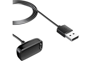 TUCANA Compatible for Fitbit Charge6/Charge5/Luxe Charger Cable, Replacement USB Charging Dock Stand for Charge 6,Charge 5, Luxe, 3.3 FT (Pack of 1)