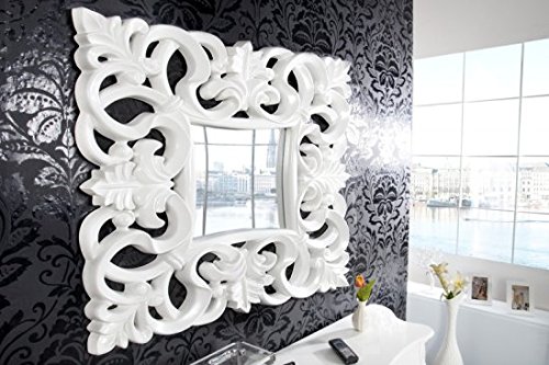 Opulenter Barock Spiegel VENICE weiss antik Wandspiegel - 2