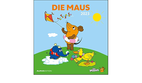 Calendrier 2023 30x30 Die Maus 2023 - Broschürenkalender 30X30 Cm: Posterkalender : Amazon.fr:  Livres
