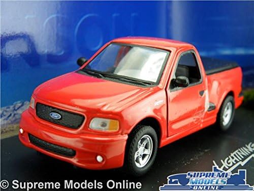FORD LIGHTNING F-150 MODEL CAR 1:43 SIZE PICK UP ANSON 80801 RED SVT AMERICAN K8