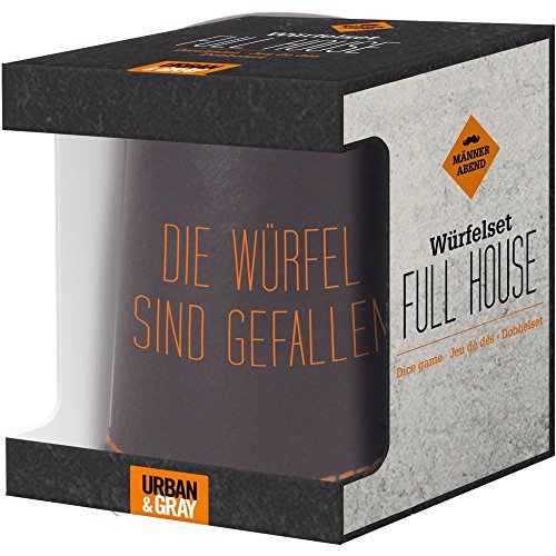 Spiegelburg 13520 Würfelset FULL HOUSE Urban & Gray - 2