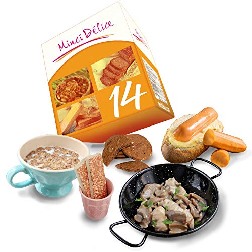 Régimen Adelgazante Hiperproteico con productos listos para consumir - Paquete 14 días 33 productos 1 coctelera y 1 guía de regalo