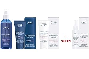 ZIAJA ACAI crema giorno 50 ml, crema notte 50 ml, tonico acido ialuronico 200 ml + siero viso 50 ml (set per la cura del viso)