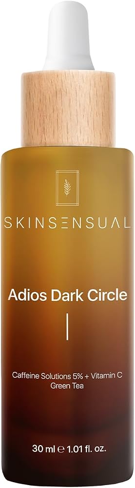 Skin Sensual Adios Dark Circle Göz Altı Serumu 30 ml |%5 Caffeine Solution + Vitamin C | Koyu Halka, Şişlik ve Yorgun Görünüm Karşıtı