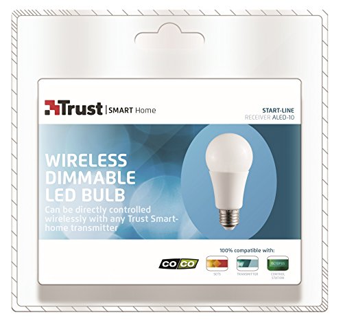 Trust Lampadina LED a Luminosità Variabile, Wireless, Bianco