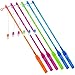 Produktbild COM-FOUR® 6x Elektronische LED-Laternenstäbe in verschiedenen Farben [Auswahl variiert], batteriebetriebener Laternenstab, 51,5 cm