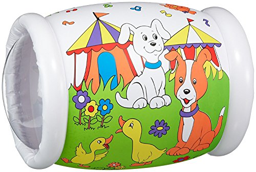 Bieco 11030402 – Krabbelrolle mit Rasselbällen ca. 45 x 38 cm - 3