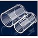 Circular Clear Acrylic Cotton Ball Cotton Swabs Holder Makeup Organizer