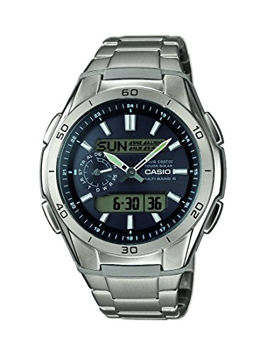 Casio Herren-Armbanduhr Funkuhren Analog - Digital Quarz Titan WVA-M650TD-1AER Casio Herren-Armbanduhr Funkuhren Analog - Digital Quarz Titan WVA-M650TD-1AER