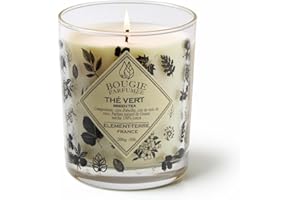 ELEMENT Świeca Zapachowa Świece, 200 g, 50 godzin, Herbata Zapachowa, Zielona