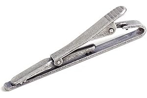5starwarehouse® Luxury Mens Stainless Steel TIE CLIP Plain Clasp Skinny Tie Bars Pins Chrome
