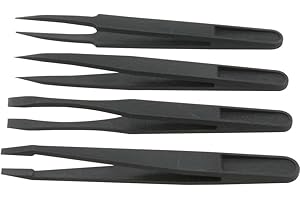 Donau Elektronik PZ84 pęseta antystatyczna zestaw 4 szt., wielokolorowa