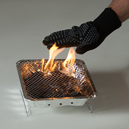 2017er Grillhandschuhe von Free Kitchen – Hitzehandschuhe bieten zertifizierten Schutz bis 500 Grad – Plus begehrte Geheimtipps fürs BBQ - 6
