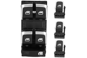 HLYJOON Schalter für Fensterheber mit elektrischem Strom 4 Stück/Set Links Rechts Fahrglas Set 4H0959855A Passend für A4/S4 B8 2008-2012