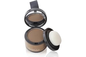 SOVONCARE Sofortige Haarlinie Pulver Haarlinie Schatten Haarabdeckung Haarwurzel Touch Up für dünnes Haar für Frauen Haarwurzel Abdeckung Deckt Haarausfall Dünne Haarabdeckung Pulver (Leichter Kaffee)