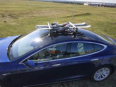 Treefrog Porte-Skis et Snowboard à Ventouse Compatible avec Tesla