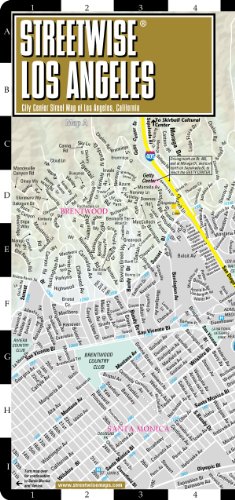 Télécharger Streetwise Los Angeles: City Center Street Map of Los Angeles, California Francais PDF
