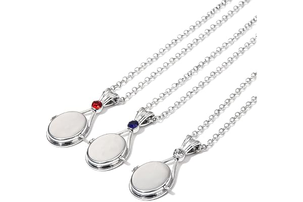 SXYNIO H2O rostfritt stål sjöjungfru hänge halsband hängen smycken halsband 3 st present till kvinnor flickor
