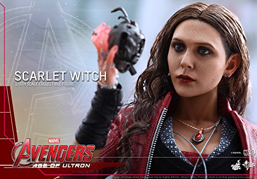 Hot Toys 1:6 Scale Scarlet Witch Avengers Age of Ultron Figure (Red)