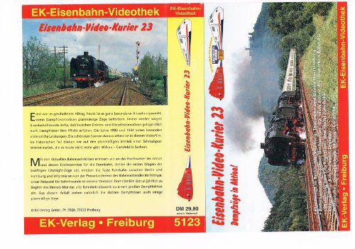 Preisvergleich Produktbild Eisenbahn-Video-Kurier 23 - Dampfzüge in Aktion!